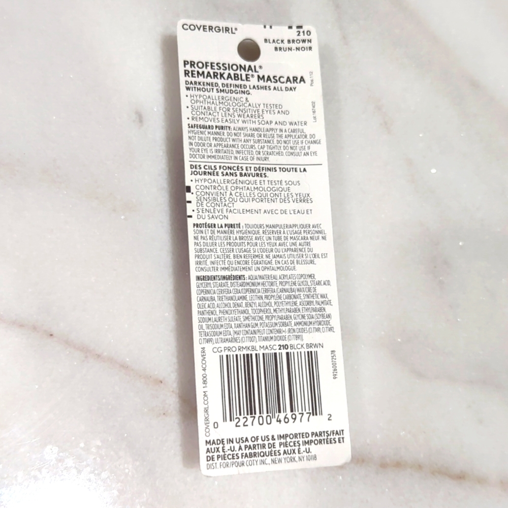 $3 If Bundled - COVERGIRL Professional Remarkable Washable Mascara - Picture 5 of 5